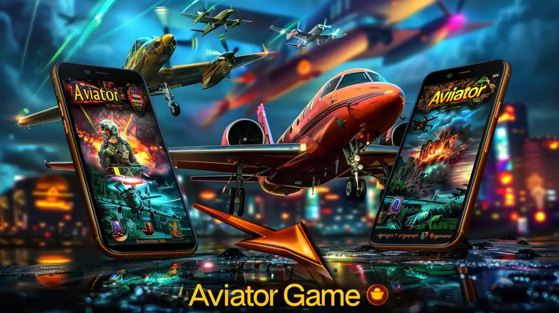 Experience the Future of Gaming with Aviator at 1111VIP A female gamer with purple hair and headphones holds a tablet displaying the 'Aviator' game in a high-tech, neon-lit room, showcasing the futuristic thrill of crash games at 1111VIP.